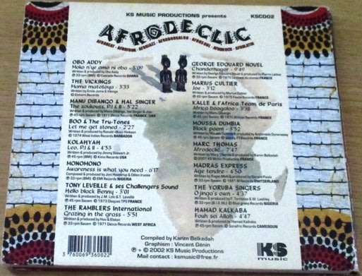 AFRODECLIC Afrobeat AfroJazz  [Shelf G Box 10]