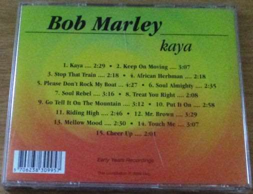 BOB MARLEY The Magic of Kaya CD  [Shelf G Box 14]