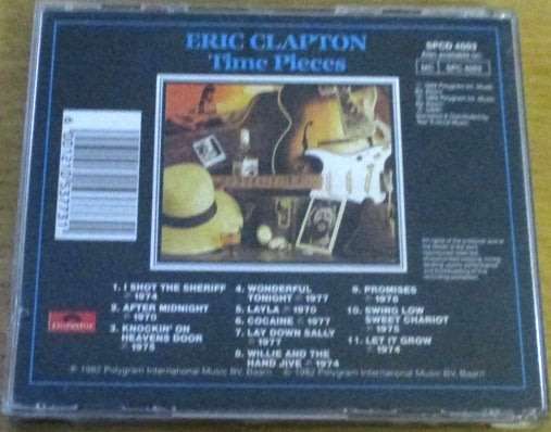 ERIC CLAPTON Time Pieces The Best Of CD [Shelf G Box 15]