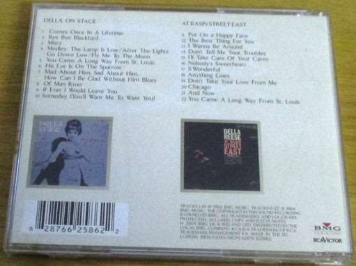 DELLA REESE Della on Stage + At Basin Street East CD [Shelf G Box 18]