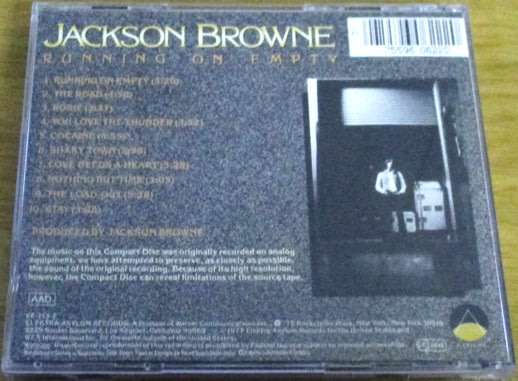 JACKSON BROWNE Running on Empty CD [Shelf G Box 18]