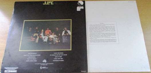 JOHN PAUL YOUNG J.P.Y. VINYL RECORD  [Shelf CC]