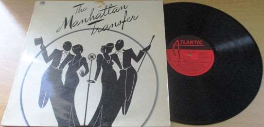 THE MANHATTEN TRANSFER Self Titled VINYL RECORD  [Shelf CC]