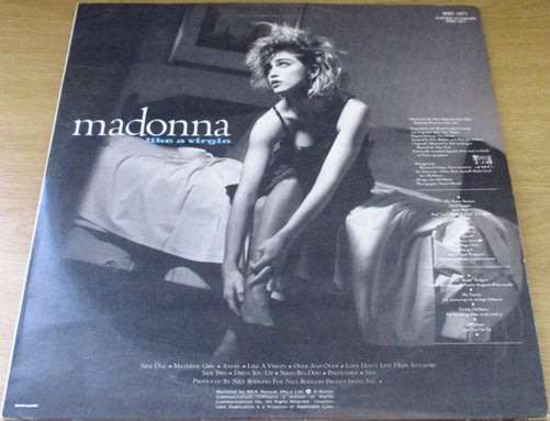 MADONNA Like a Virgin South African Pressing VINYL record