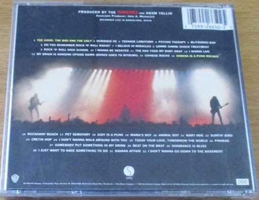 THE RAMONES Loco Live  [Shelf G Box 22]