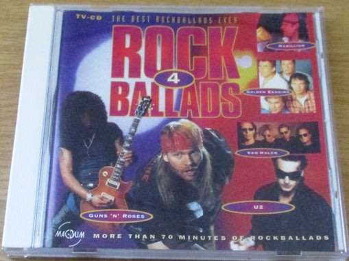ROCK BALLADS 4 CD  [Shelf G Box 22]