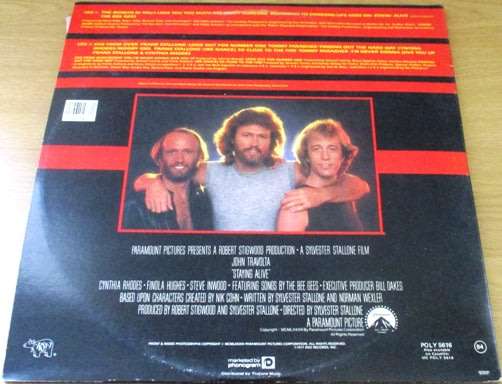STAYING ALIVE  O.S.T.  VINYL Record