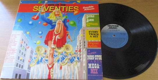 HITS OF THE SEVENTIES Non Stop 42 tracks 2xLP VINYL Record
