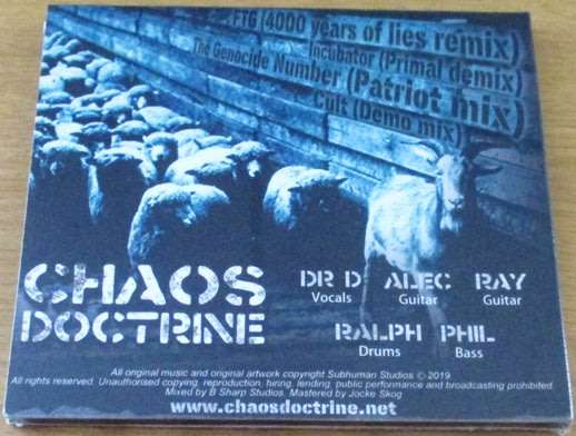 CHAOS DOCTRINE The Chaos Chronicles, Vol. I CD