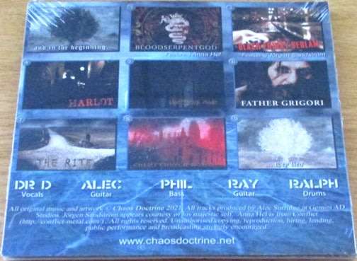 CHAOS DOCTRINE And in the Beginning... They Lied Digipak CD