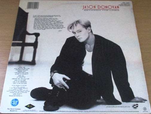 JASON DONOVAN Between the Lines VINYL record