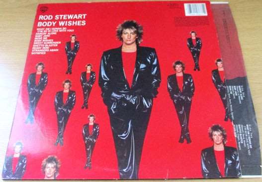 ROD STEWART Body Wishes VINYL record