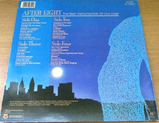 AFTER EIGHT The Best Instrumentals of Our Lives 2xLP VINYL record