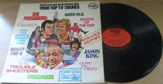 YOUR TOP TV THEMES Geoff Love and his Orchestra VINYL record