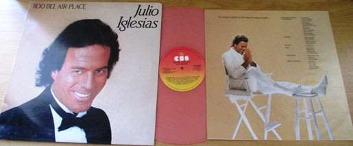 JULIO IGLESIAS 100 Bel Air Place PINK VINYL record