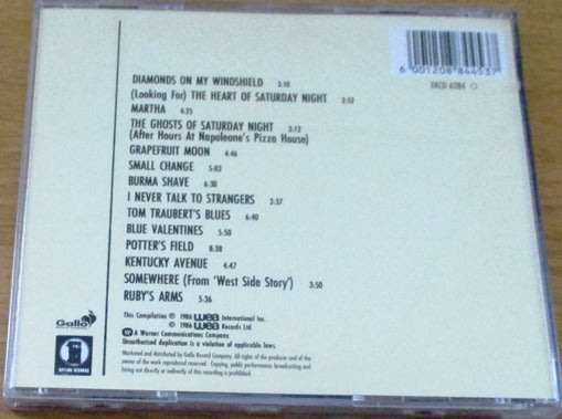TOM WAITS Asylum Years CD [Shelf G Box 16]