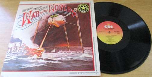 THE WAR OF THE WORLDS 2xLP VINYL RECORD