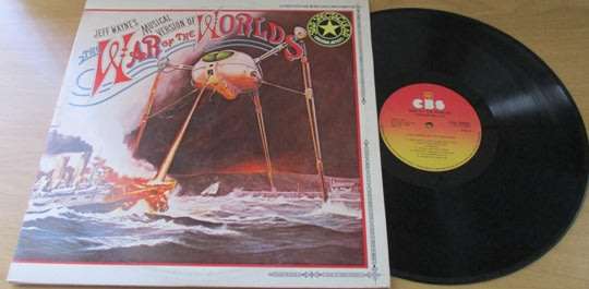 THE WAR OF THE WORLDS 2xLP VINYL RECORD
