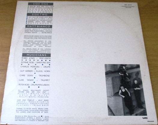 MATT BIANCO Whose Side Are You On? South African Pressing VINYL RECORD