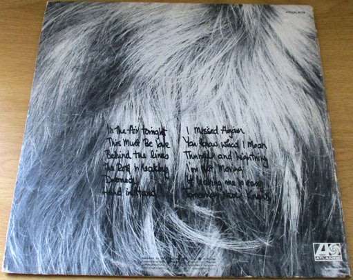 PHIL COLLINS Face Value South African Pressing VINYL RECORD