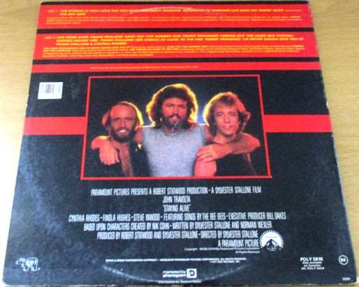 STAYING ALIVE O.S.T. South African Pressing VINYL RECORD