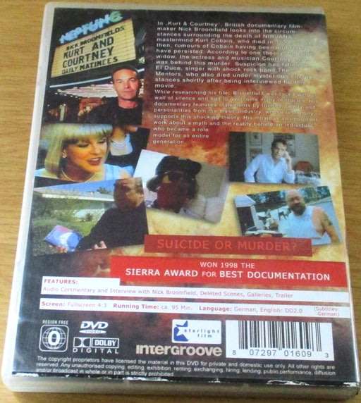 KURT & COURTNEY How Did He Die? DVD