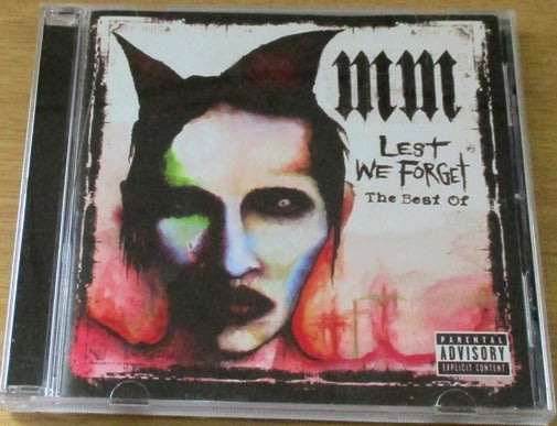 MARILYN  MANSON Lest We Forget The Best Of CD  [Shelf G Box 21]