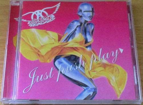 AEROSMITH Just Push Play [clear tray] CD  [Shelf G Box 22]