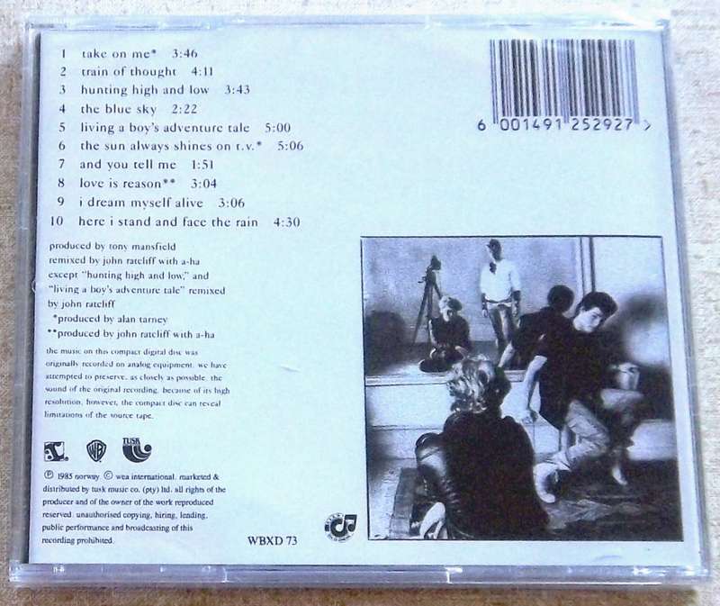 A-HA Hunting High and Low CD