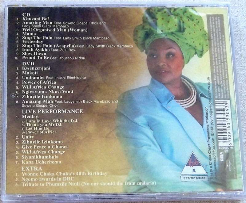 YVONNE CHAKA CHAKA  Amazing Man Deluxe Edition SOUTH AFRICA Cat# CDRBL748