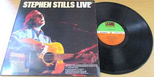 STEPHEN STILLS Live VINYL RECORD
