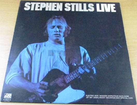 STEPHEN STILLS Live VINYL RECORD