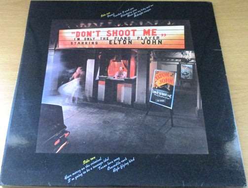 ELTON JOHN Don`t Shoot Me I`m Only the Piano Player VINYL RECORD