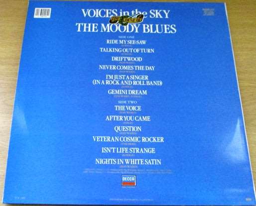 THE MOODY BLUES Voices in the Sky - The Best of The Moody Blues VINYL RECORD