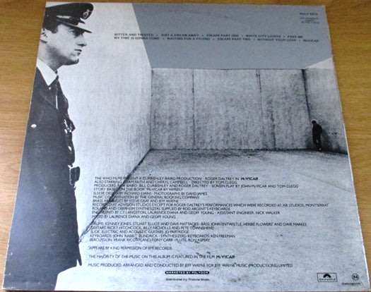 McVICAR O.S.T.  Roger Daltrey VINYL RECORD