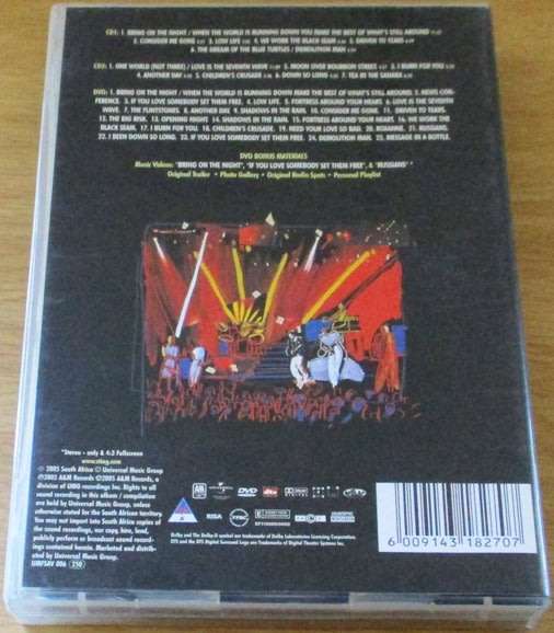 STING Bring on the Night  2xCD + DVD