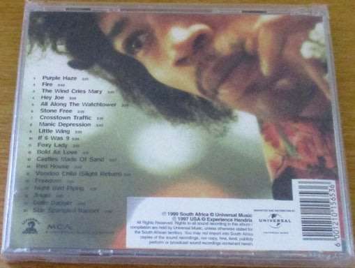 JIMI HENDRIX Experience Hendrix The Best of Jimi Hendrix CD