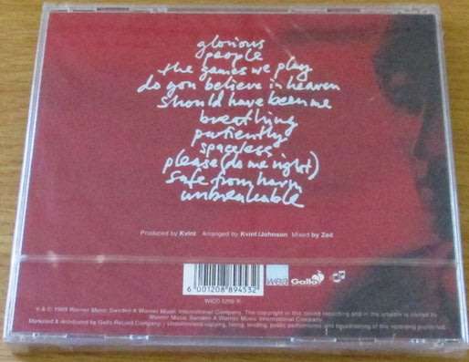ANDREAS JOHNSON Liebling CD