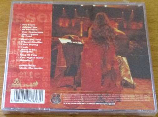 ALANIS MORISSETTE MTV Unplugged CD