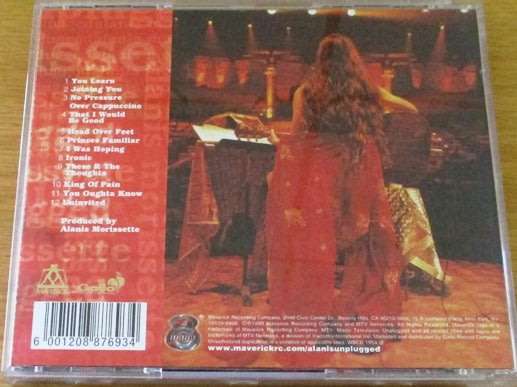 ALANIS MORISSETTE MTV Unplugged CD  [Shelf G Box 2]