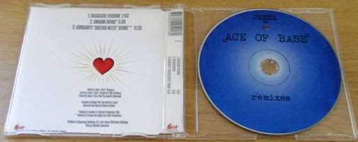 ACE OF BASE Remixes CD Single  [Shelf G Box 3]