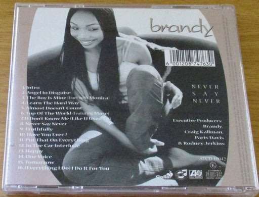 BRANDY Never Say Never [Shelf G Box 7]