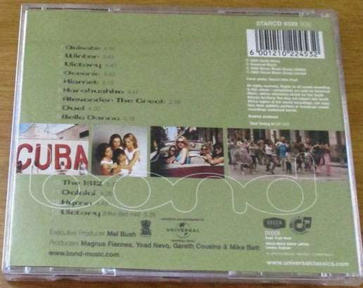 BOND Bond CD  [Shelf G Box 8]