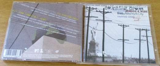 COUNTING CROWS Across a Wire Live in New York City CD  [Shelf Z Box 1]