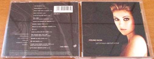CELINE DION Let`s Talk About Love CD  [Shelf Z Box 5]