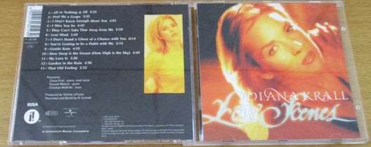 DIANA KRALL Love Scenes CD  [Shelf G Box 16]