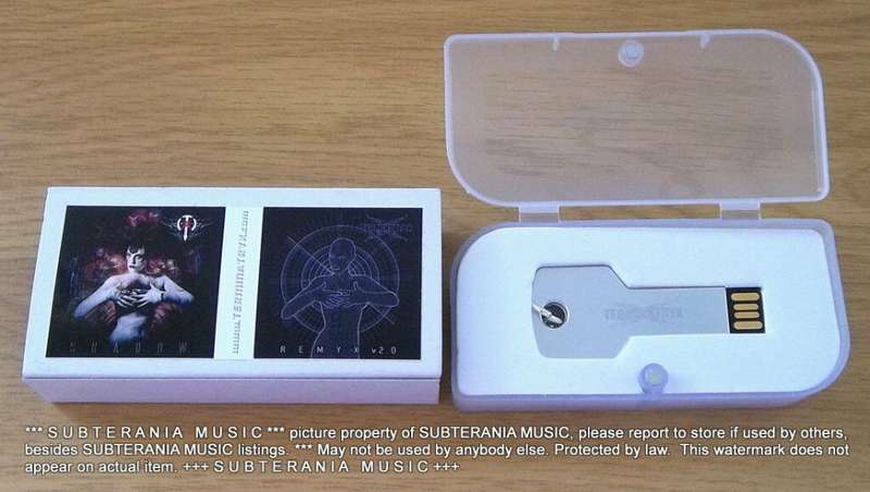 TERMINATRYX Shadow & Remyx v2.0 Ltd. Ed. silver metal laser engraved FLASH DRIVE