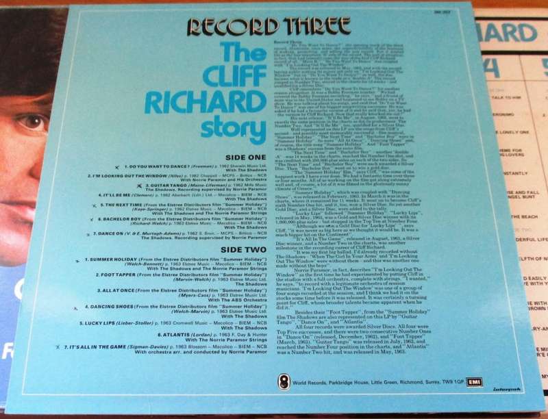 CLIFF RICHARD The Cliff Richard Story 6xLP BOX SET VINYL RECORD