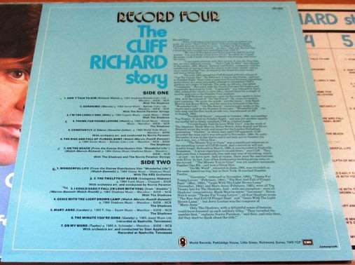 CLIFF RICHARD The Cliff Richard Story 6xLP BOX SET VINYL RECORD