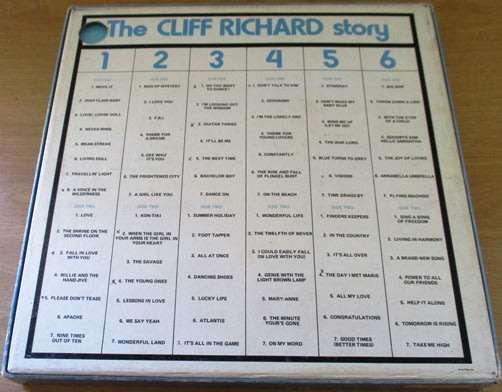 CLIFF RICHARD The Cliff Richard Story 6xLP BOX SET VINYL RECORD